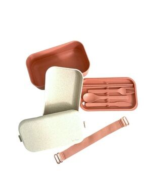 Our Place Layered lunchbox utensils strap PBA
Free Salmon Pink Cream